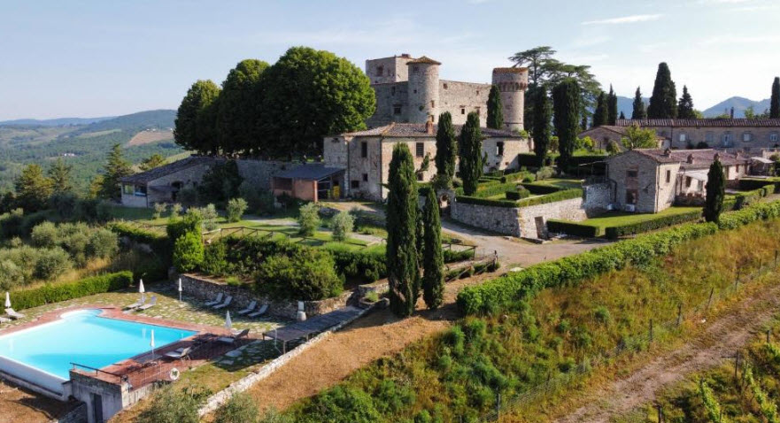 Meleto Castle, Italy